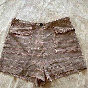 EUC tan & red Sugar Lips shorts size medium